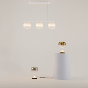 Lustra LED design modern Spirito alb - Img 6
