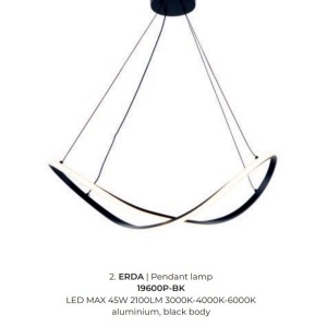 Lustra LED design moderna ERDA 137908 universul-luminii.ro