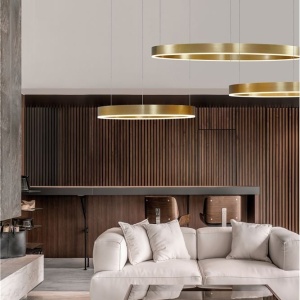 Lustra LED dimabila design circular MOTIF D-100cm - Img 2