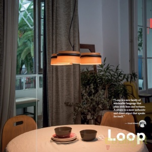 Lustra LED dimabila design deosebit LOOP 29567 176028 universul-luminii.ro