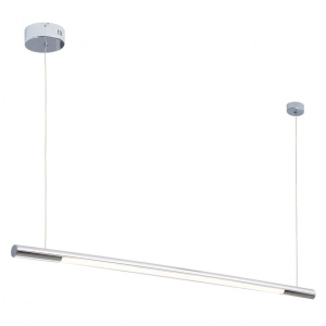 Lustra LED liniara, suspendata Organic 100cm, crom P0355 MX