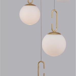 Lustra LED moderna cu 5 Pendule design elegant HOOK - Img 5