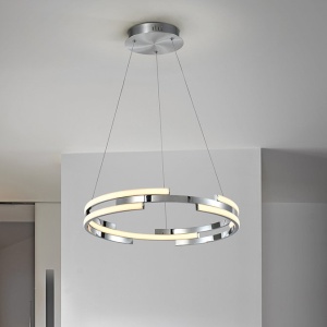 Lustra LED moderna design circular Ciclos crom - Img 4