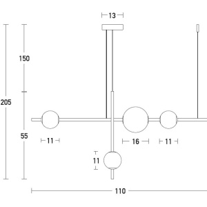 Lustra LED moderna design deosebit Colleen - Img 2