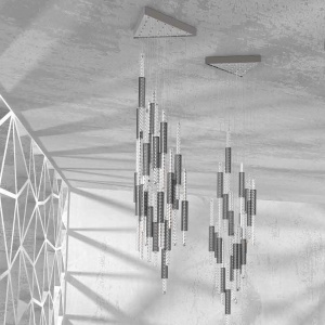 Lustra LED moderna Vision design LUX Flare 03 174418 universul-luminii.ro