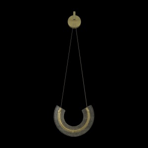 Lustra LED, pendul design modern Maya auriu - Img 2