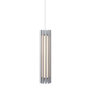 Lustra LED, Pendul design modern Sonata crom - Img 5