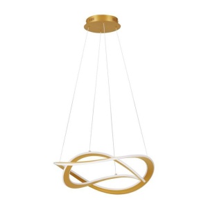 Lustra LED suspendata Celestia auriu - Img 2
