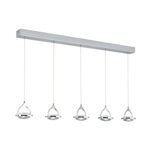 Lustra LED suspendata cu cristal K9 design lux MOON 5L 156278 universul-luminii.ro