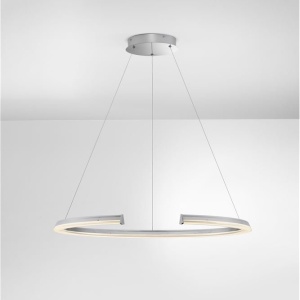 Lustra LED suspendata design circular ELMO D-83cm - Img 4