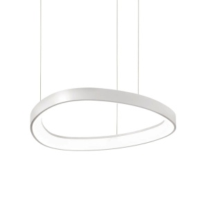 Lustra LED suspendata design circular Gemini sp d042 on-off 2700k alba - Img 1