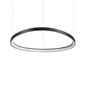Lustra LED suspendata design circular GEMINI SP D081 NERO