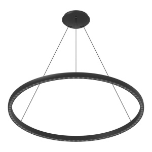 Lustra LED suspendata design circular XL RIUMAR negru - Img 3