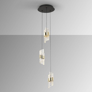 Lustra LED suspendata design elegant Iliada 3L - Img 4