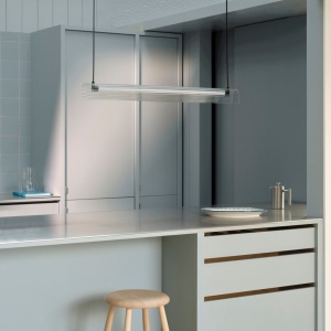 Lustra LED suspendata design liniar Aliani - Img 2