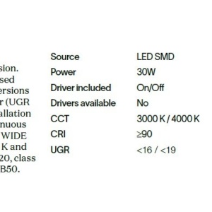 Lustra LED suspendata design liniar OFFICE SP WIDE 3000K NERO - Img 3
