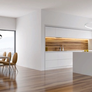 Lustra LED suspendata design modern circular CIRCLE 110, alb LA0717/1 - WH ZL - Img 6