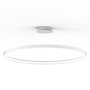 Lustra LED suspendata design modern circular CIRCLE 110, alb LA0717/1 - WH ZL - Img 1