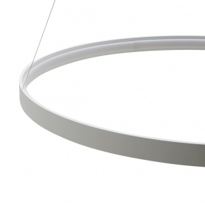 Lustra LED suspendata design modern circular CIRCLE 110, alb LA0717/1 - WH ZL - Img 3