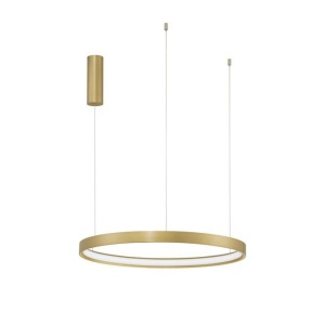 Lustra LED suspendata design modern circular PERRINE D-60cm aurie - Img 1
