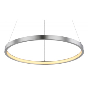 Lustra LED suspendata design modern circular RALPH 19W nichel 95918 universul-luminii.ro