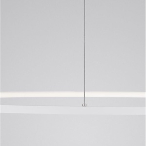 Lustra LED suspendata design modern circular TARQUIN D-100cm alba 205548 universul-luminii.ro