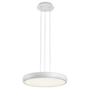 Lustra LED suspendata design modern Gap, alb - Img 1