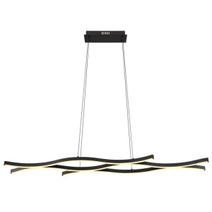 Lustra LED suspendata design modern Geronimo negru 135268 universul-luminii.ro
