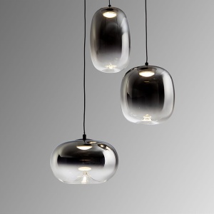 Lustra LED suspendata design modern Onice 3L - Img 5