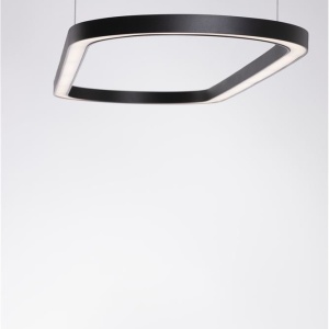 Lustra LED suspendata design modern QUERALT negru 205458 universul-luminii.ro