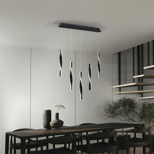 Lustra LED suspendata design modern Twist - Img 2