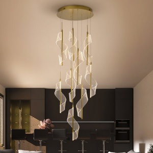 Lustra LED suspendata design modern Velas - Img 3