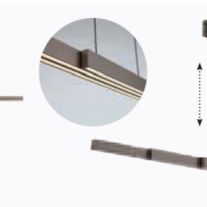 Lustra LED suspendata extensibila Linear Latte 562198 universul-luminii.ro