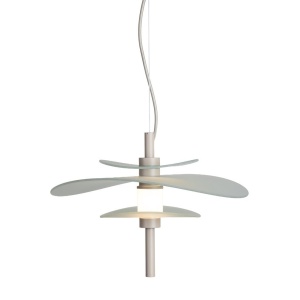 Lustra LED suspendata Kyoto sand/ alb - Img 4