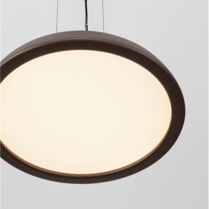 Lustra LED suspendata stil modern FELICIA maro 45cm - Img 6