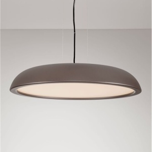 Lustra LED suspendata stil modern FELICIA maro 60cm - Img 2