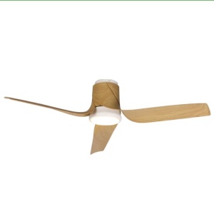 Lustra LED, Ventilator cu telecomanda, USHUAIA aspect lemn MA-8719