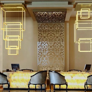 Lustra LED XXL design modern casa scarii Opera XL neagra ZZ AZ3139 80138 universul-luminii.ro