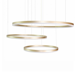 Lustra LED XXL suspendata design modern circular geometric Halo GO - Img 3