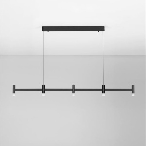 Lustra liniara cu 5 spoturi LED 3000K POETIC negru - Img 2
