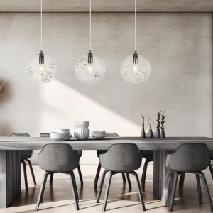 Lustra LUX decorativ fulgi de zapada din cristal SNOWFLAKE 02B 622858 universul-luminii.ro
