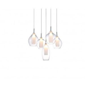 Lustra moderna AMBER MILANO 5 clar ZZ AZ3076 80258 universul-luminii.ro