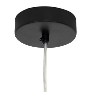 Lustra moderna cu 20 de surse de lumina LINEA Oval 120 negru 598048 universul-luminii.ro