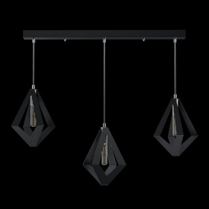 Lustra moderna cu 3 pendule design LUX realizat manual CRYSTALLO XL 175018 universul-luminii.ro