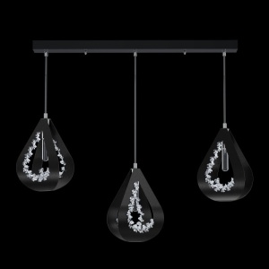 Lustra moderna cu 3 pendule design LUX realizata manual ALMOND XL A 130258 universul-luminii.ro