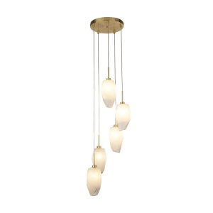 Lustra moderna cu 5 pendule Rocky 157728 universul-luminii.ro