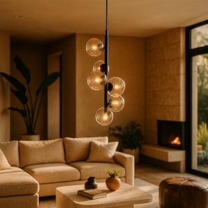 Lustra moderna cu 6 surse de lumina ODILLIA