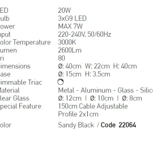 Lustra moderna design deosebit cu inel LED Maribel 118008 universul-luminii.ro