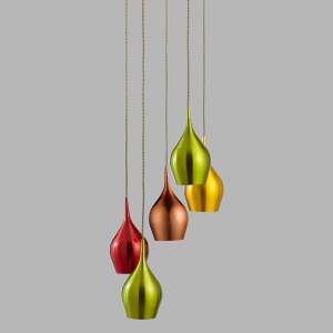 Lustra moderna design multicolor Vibrant 5L 6465-5 SRT 73268 universul-luminii.ro