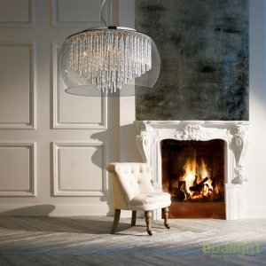 Lustra moderna suspendata design elegant 50cm Rego - Img 3